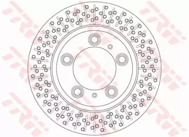 DF6298S TRW Тормозной диск