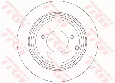 DF6326 TRW Тормозной диск