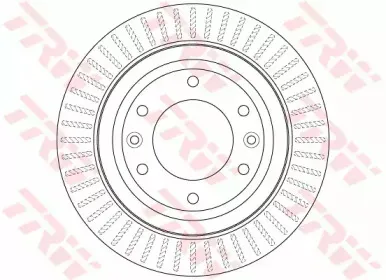 DF6350 TRW Тормозной диск