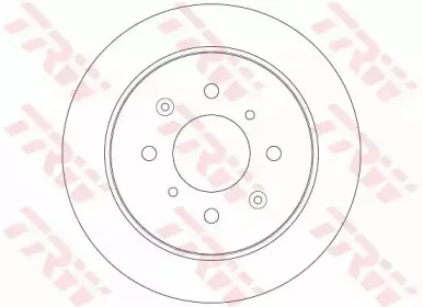 DF6378 TRW Тормозной диск
