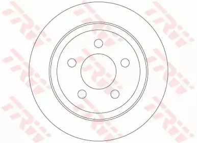 DF6386 TRW Тормозной диск
