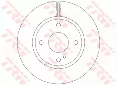 DF6399 TRW Тормозной диск