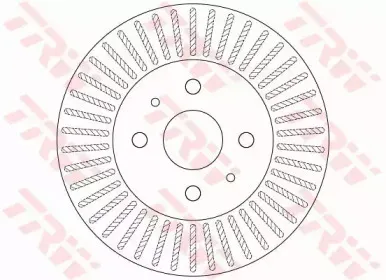 DF6407 TRW Тормозной диск