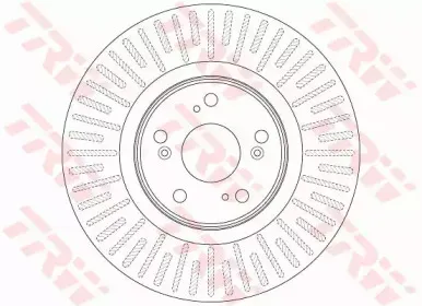 DF6437 TRW Тормозной диск