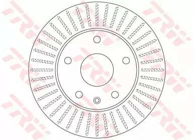 DF6441 TRW Тормозной диск