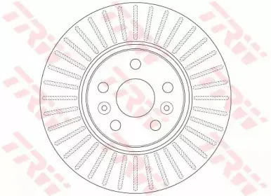 DF6449 TRW Тормозной диск