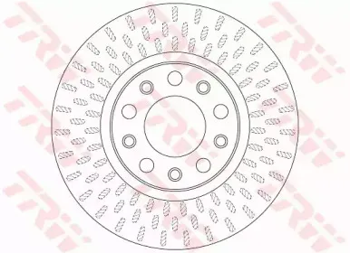 DF6450 TRW Тормозной диск