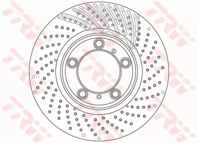 DF6464S TRW Тормозной диск