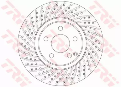 DF6477 TRW Тормозной диск