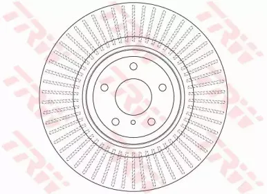 DF6498S TRW Тормозной диск