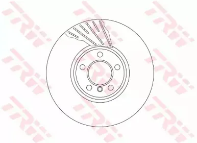 DF6612S TRW Тормозной диск