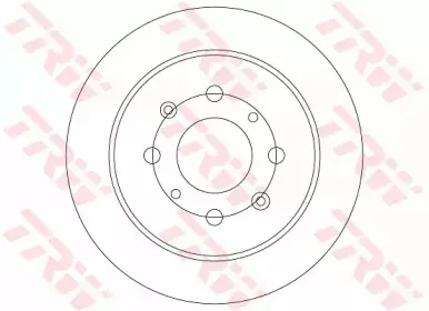 DF6673 TRW Тормозной диск