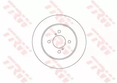 DF6686 TRW Тормозной диск