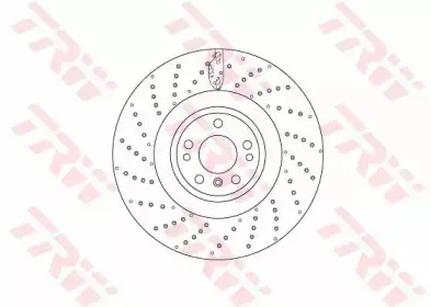 DF6687S TRW Тормозной диск