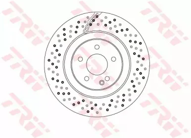 DF6741S TRW Тормозной диск