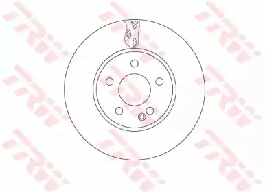DF6745S TRW Тормозной диск