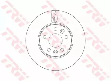 DF6751S TRW Тормозной диск