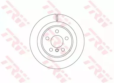 DF6755 TRW Тормозной диск