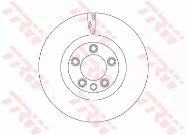 DF6772S TRW Тормозной диск