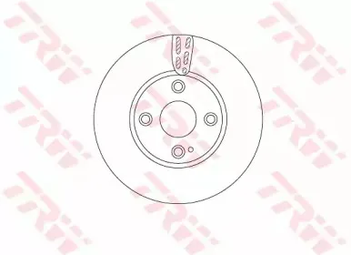 DF6790 TRW Тормозной диск