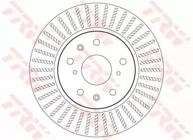 DF7398 TRW Тормозной диск