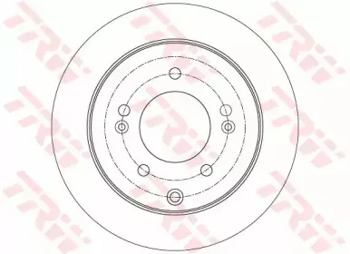 DF7819 TRW Тормозной диск