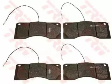 GDB5066 TRW Комплект тормозных колодок, дисковый тормоз