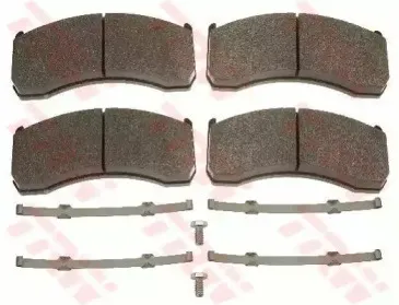 GDB5089 TRW Комплект тормозных колодок, дисковый тормоз