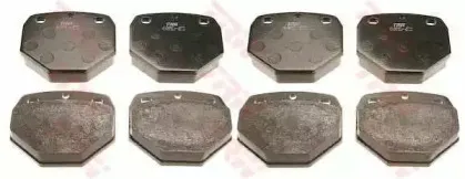 GDB5097 TRW Комплект тормозных колодок, дисковый тормоз