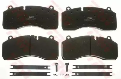 GDB5100 TRW Комплект тормозных колодок, дисковый тормоз