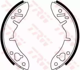 GS6034 TRW Комплект тормозных колодок