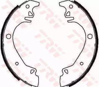 GS6217 TRW Комплект тормозных колодок