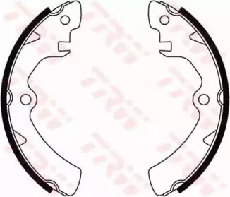 GS8195 TRW Комплект тормозных колодок