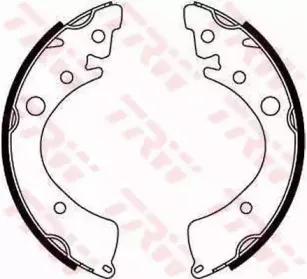 GS8201 TRW Комплект тормозных колодок