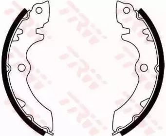GS8247 TRW Комплект тормозных колодок