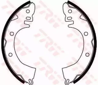 GS8249 TRW Комплект тормозных колодок
