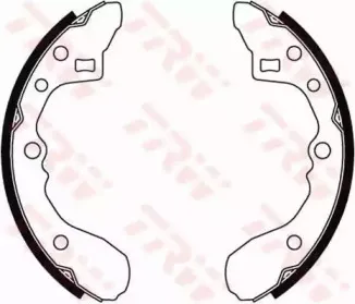 GS8286 TRW Комплект тормозных колодок