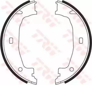 GS8432 TRW Комплект тормозных колодок, стояночная тормозная система