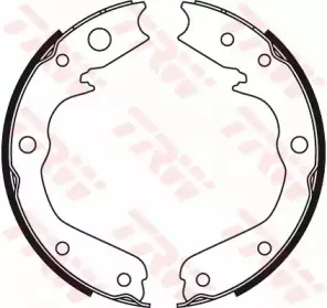 GS8497 TRW Комплект тормозных колодок, стояночная тормозная система