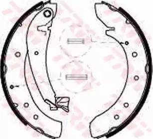 GS8546 TRW Комплект тормозных колодок