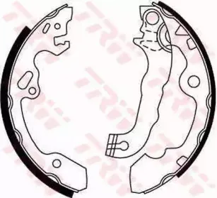 GS8636 TRW Комплект тормозных колодок