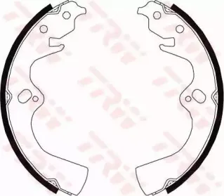 GS8682 TRW Комплект тормозных колодок