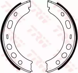 GS8706 TRW Комплект тормозных колодок, стояночная тормозная система