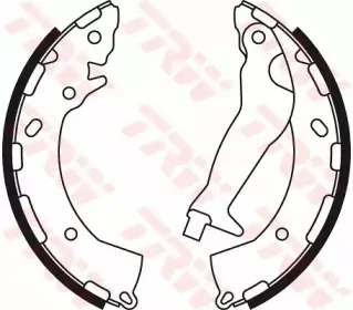 GS8785 TRW Комплект тормозных колодок