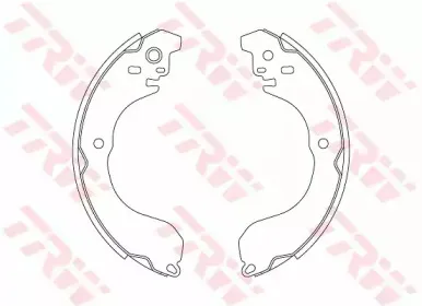 GS8813 TRW Комплект тормозных колодок