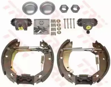 GSK1243 TRW Комплект тормозных колодок