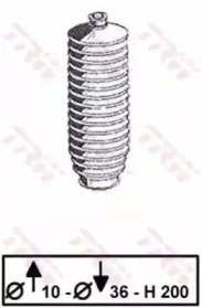 JBE145 TRW Комплект пылника, рулевое управление