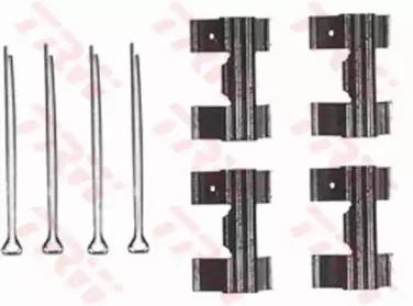 PFK131 TRW Комплектующие, колодки дискового тормоза