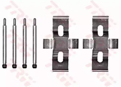 PFK170 TRW Комплектующие, колодки дискового тормоза