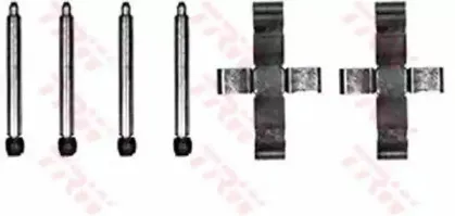 PFK204 TRW Комплектующие, колодки дискового тормоза